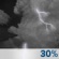 Wednesday Night: Slight Chance Showers And Thunderstorms then Chance Showers And Thunderstorms